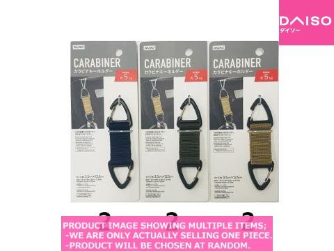 Carabiner lock / Carabiner Key Ring【カラビナキーホルダー】| Daiso