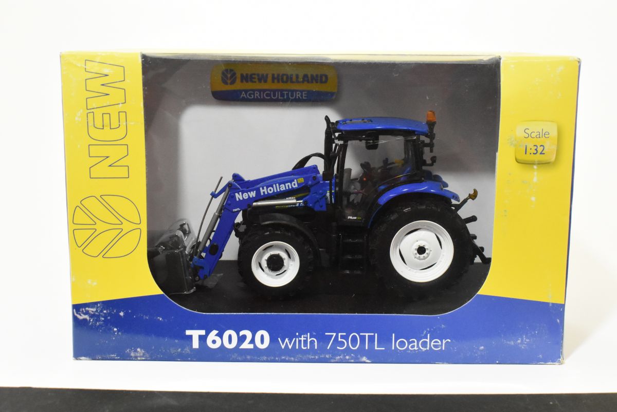1/32 New Holland T6020 Tractor W/ Loader - Dalton's Farm Toys