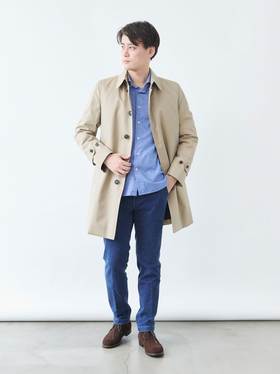 春まで過ごせる賢い1着】暖冬だからこそ、王道ステンカラー