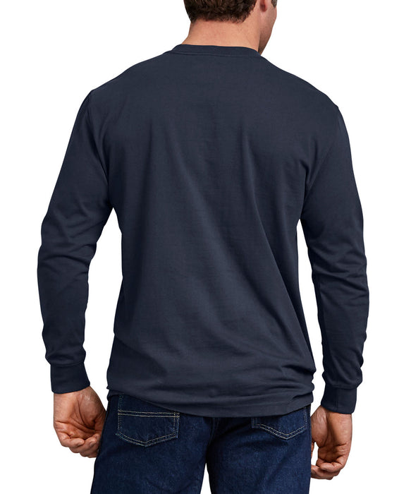 Dickies Heavyweight Long Sleeve Pocket T-shirt - Dark Navy