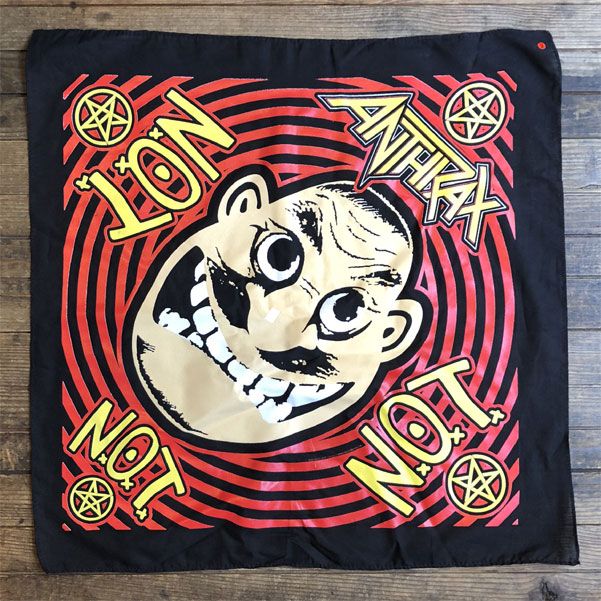 ANTHRAX バンダナ NOT MAN OFFICIAL！ | 45REVOLUTION