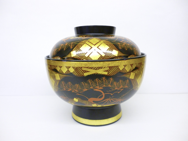 秀衡塗 特選吸物椀 1客 | 伝索DENSAKU【伝統工芸品通販サイト】