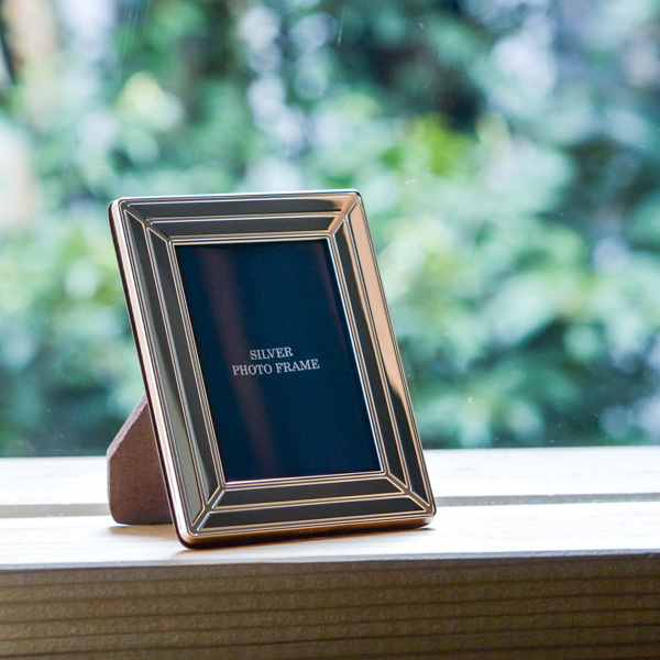送料無料】 銀製 フォトフレーム オブロング S / 写真立て フォト