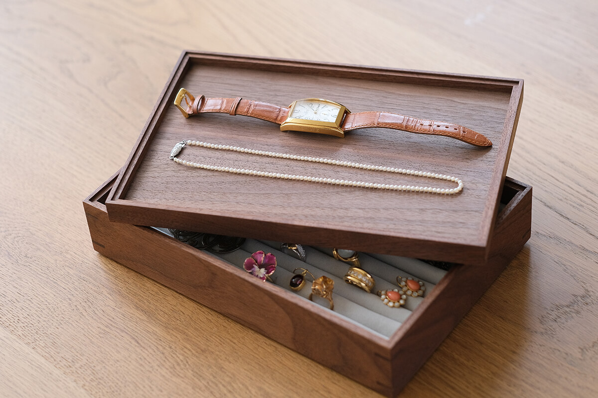 FAVORMADE | Jewelry Case / ジュエリー収納ケース (ベロア仕切り付き