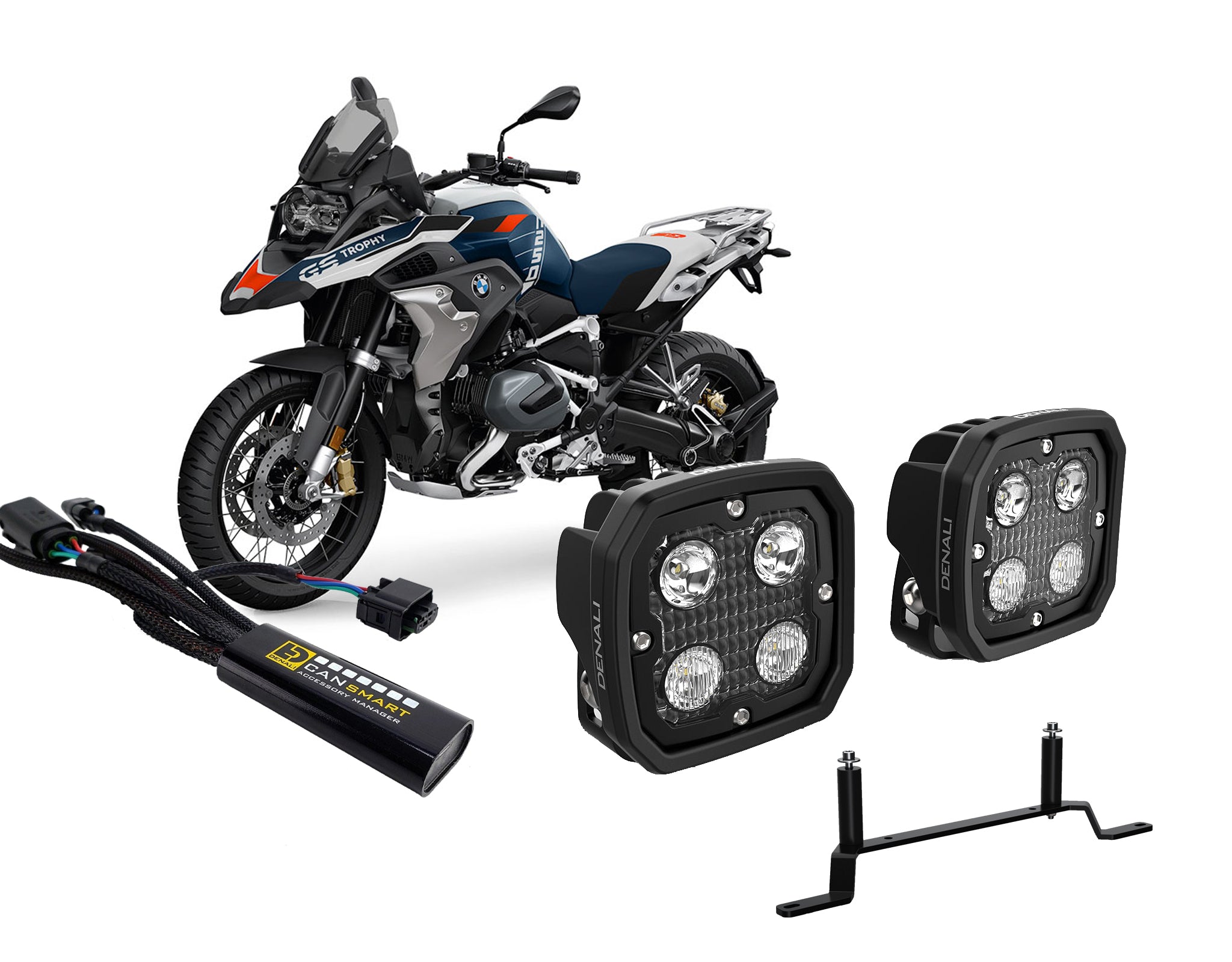 BMW R1250RT用 Denali ライトマウントステー DENALI Driving Light