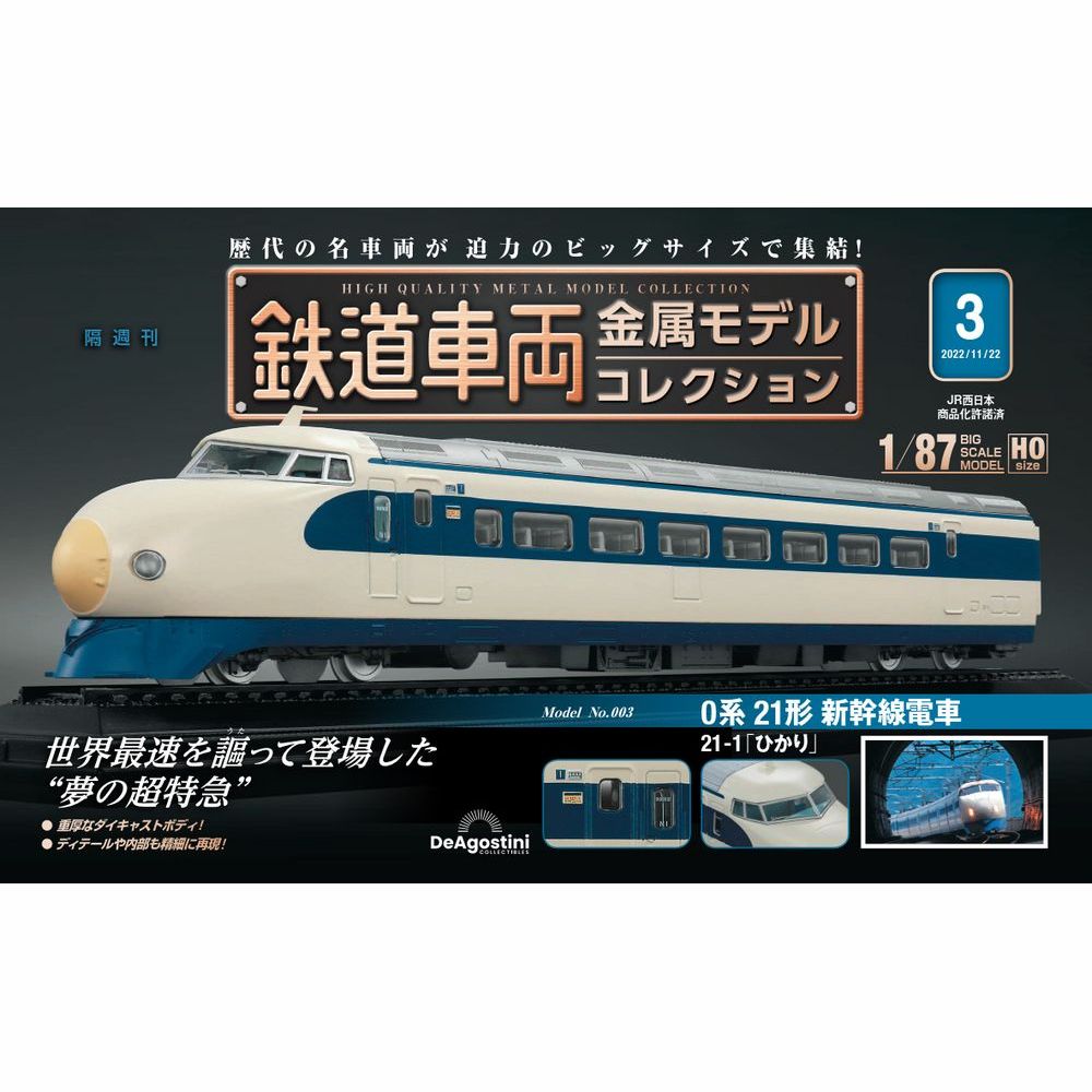 鉄道車両 金属モデルコレクション 第3号 | デアゴスティーニ公式