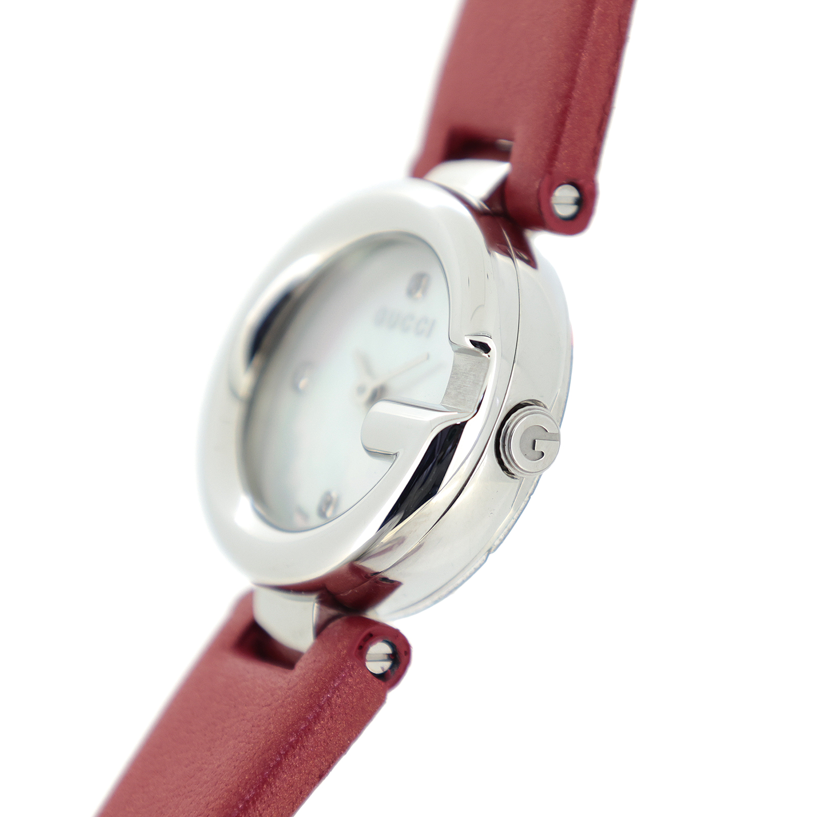 GUCCI グッチ グッチシマ 3PD シェル文字盤 134.5 2重ベルト