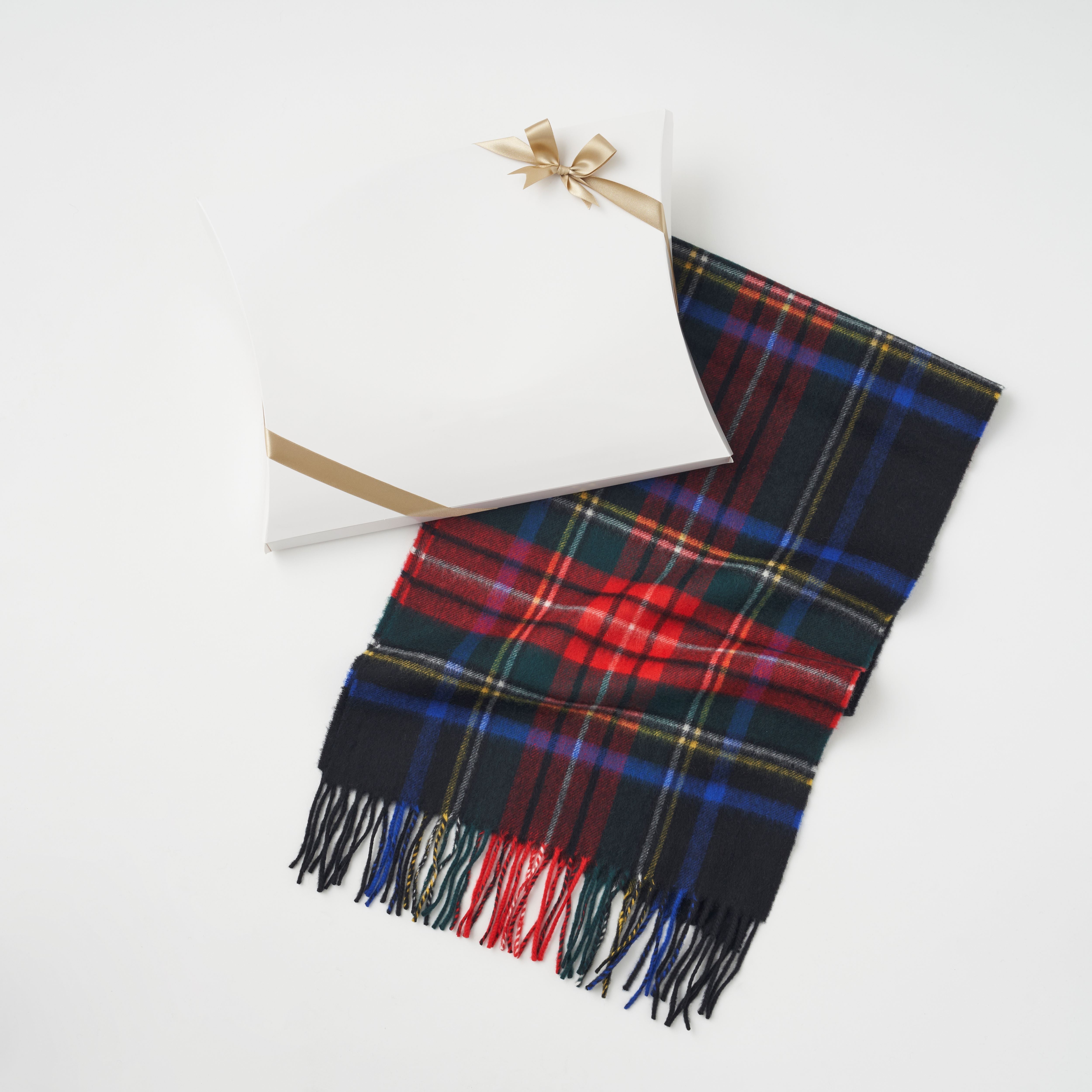 マフラー】ジョンストンズオブエルガン｜カシミヤ タータンチェック