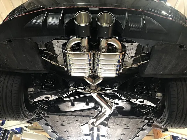 富山市 バルブ付ワンオフマフラー製作 FK8 シビックタイプR