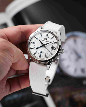 White Mosaic CTS Rubber Strap – Delugs