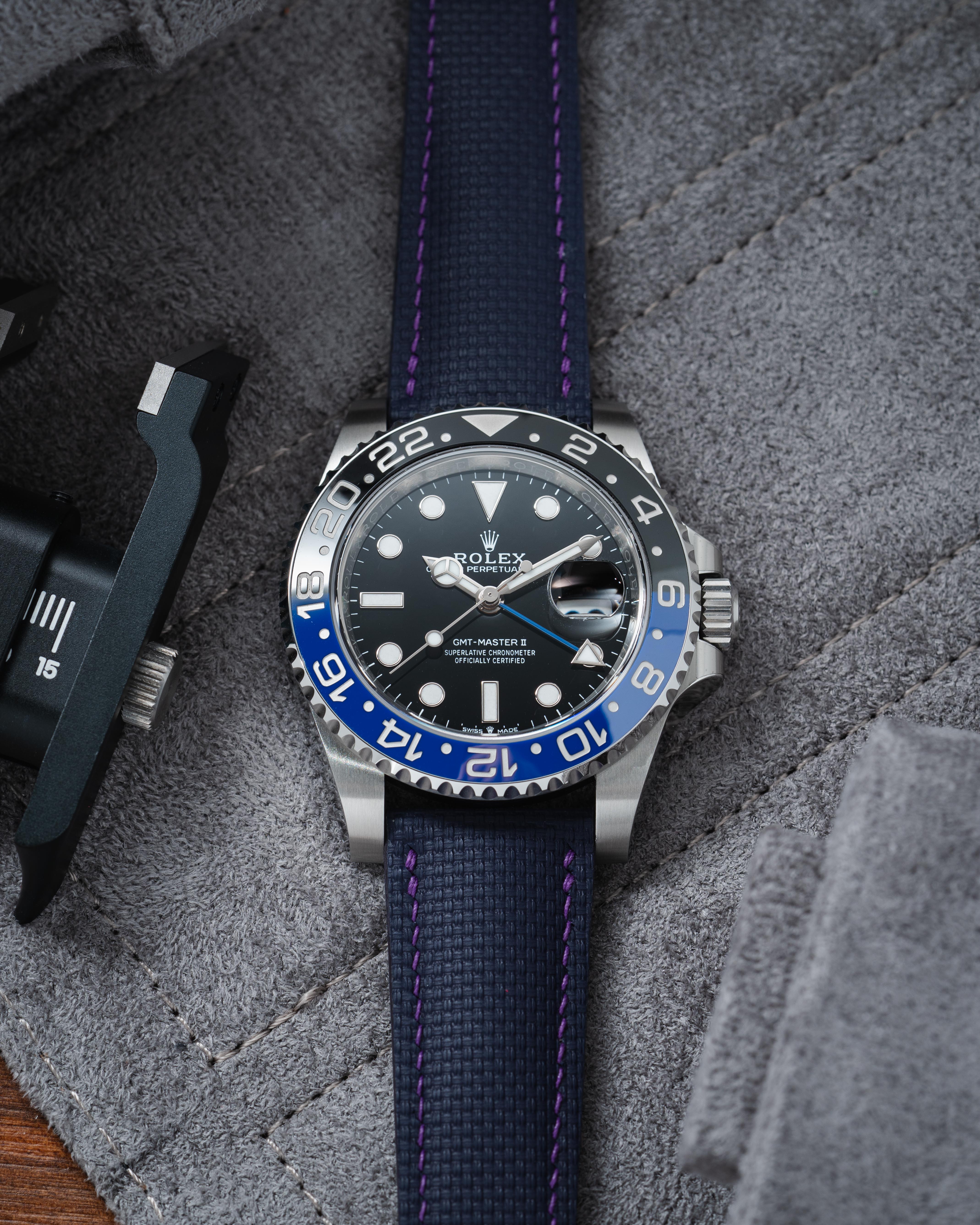 Purple Sailcloth Signature Strap – Delugs