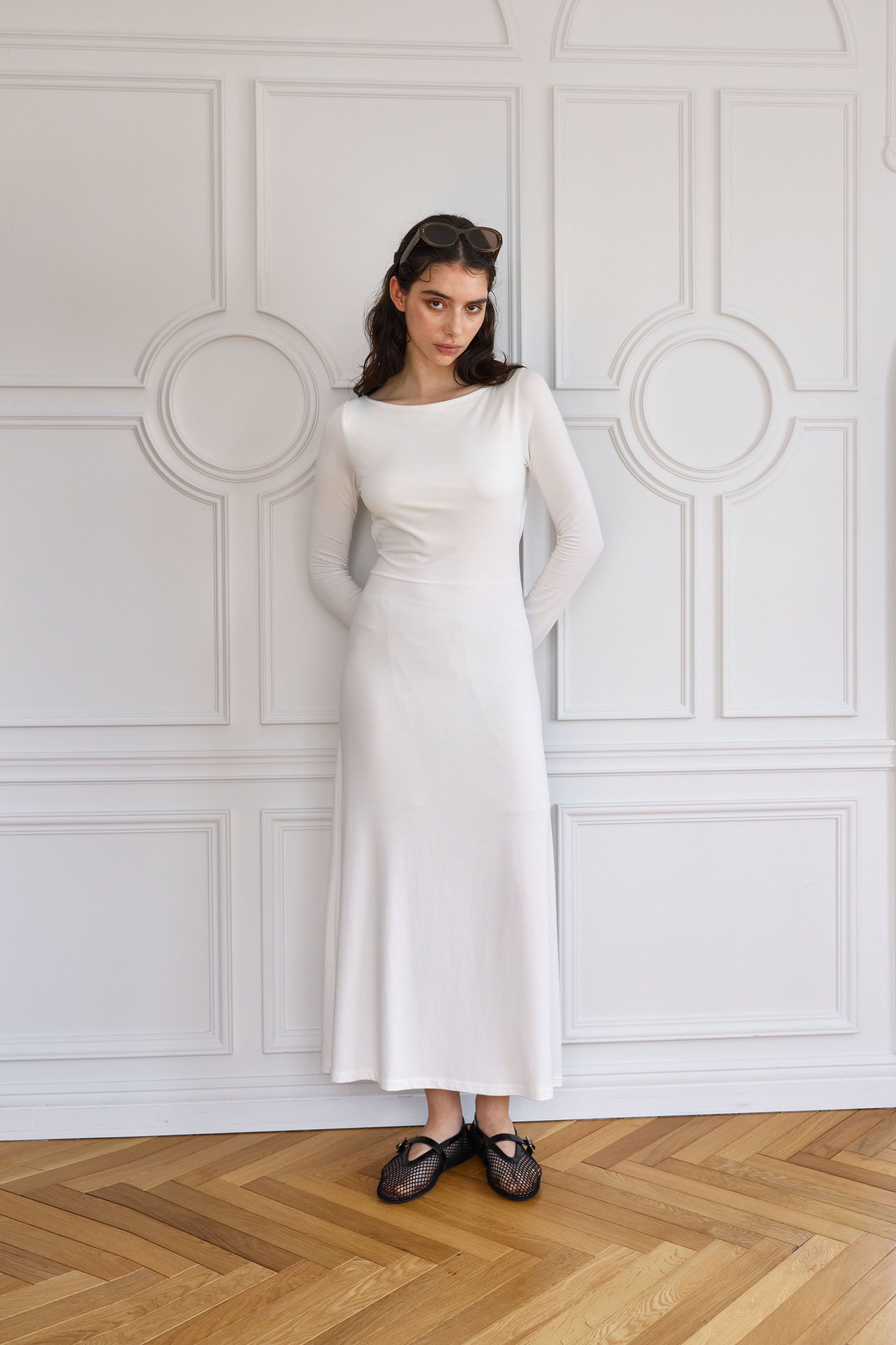 Collagen Open Back Dress – determ;