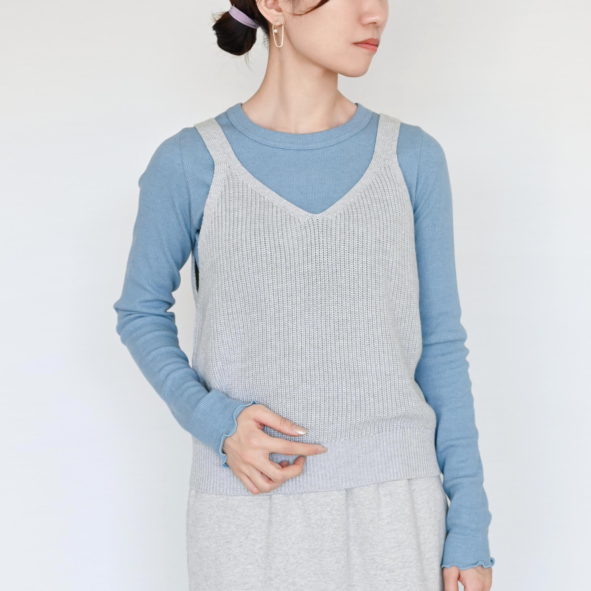 ミドルゲージニット2WAYベスト | deux C(ドゥ・セー)公式オンラインストア