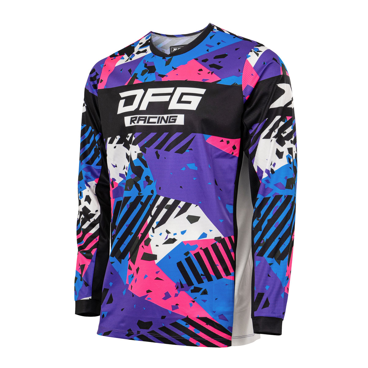 ソリッド ジャージ – パープル/ブルー/ピンク | DFG