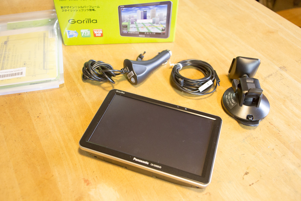 スマホより圧倒的に使いやすい！ポータブルカーナビ『Gorilla CN