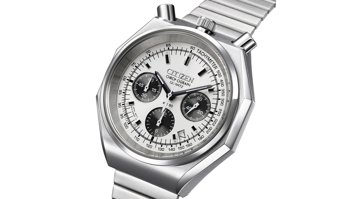 シチズンの傑作ウォッチ「ツノクロノ」の多角形モデルが現代的アレンジ