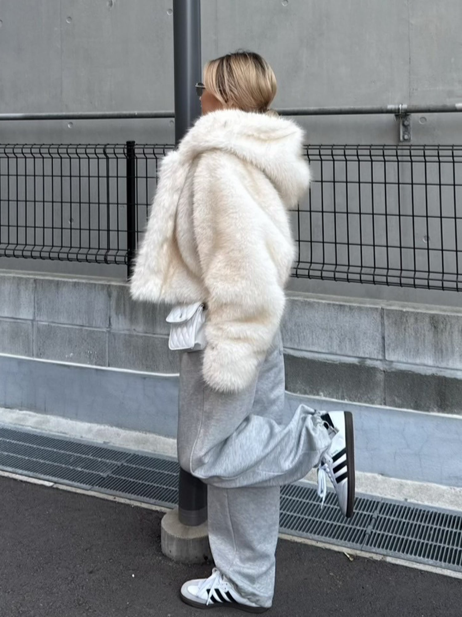 Premium eco fur hoodie coat | DIANTÉ (ディアンテ)公式通販サイト