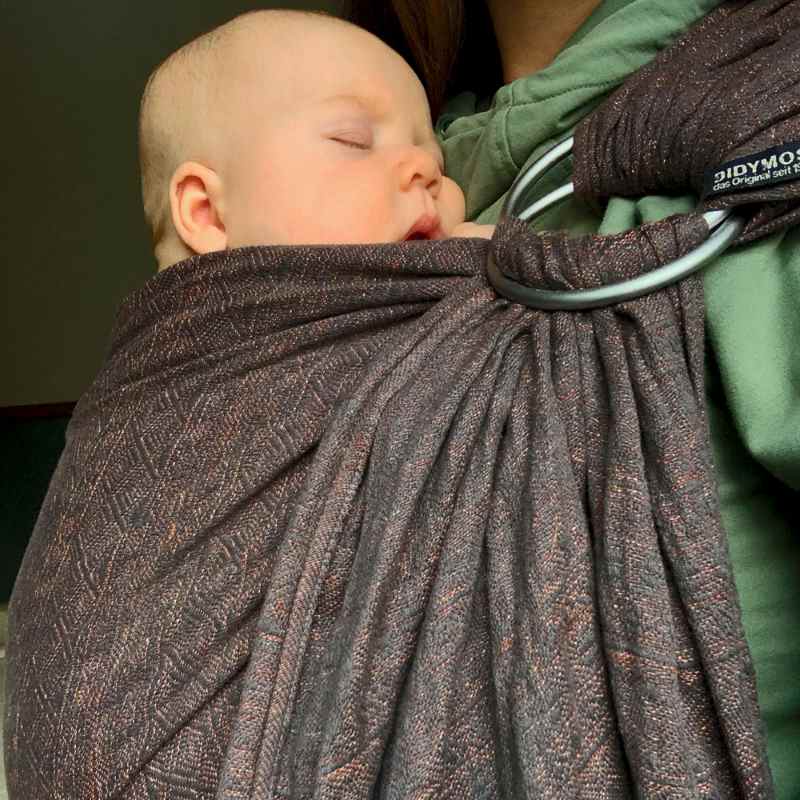 フリンジ付きのスリング 夏快適なリネン混｜ディディモス デケードリネン