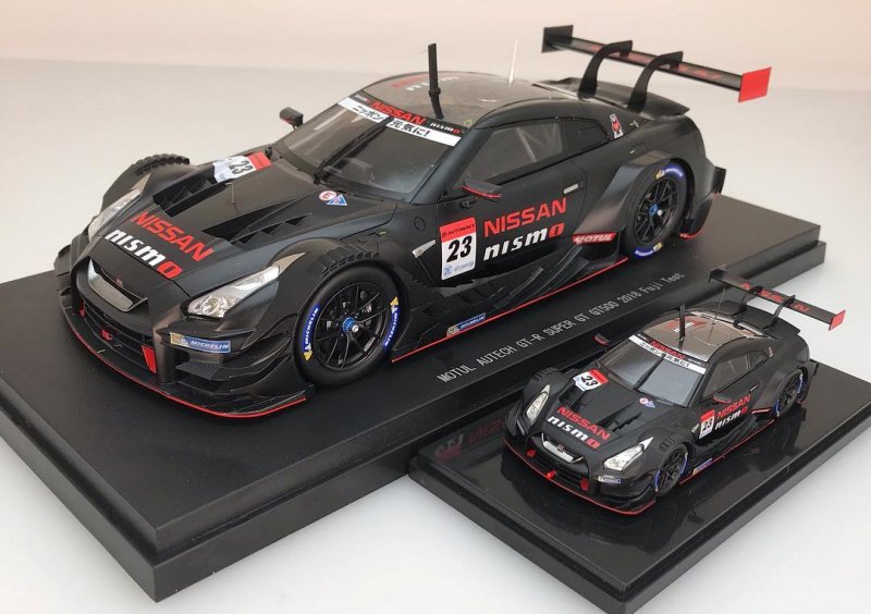 Ebbro Motul Autech GT-R 2018 Fuji Test Car • DiecastSociety.com