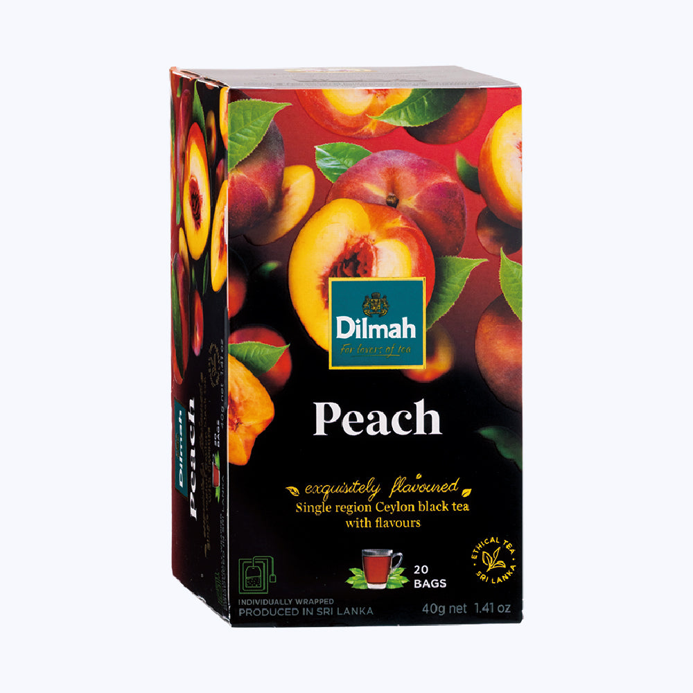 フレーバーティー ピーチ（個包装ティーバッグ2g×20袋） – 【ディルマ