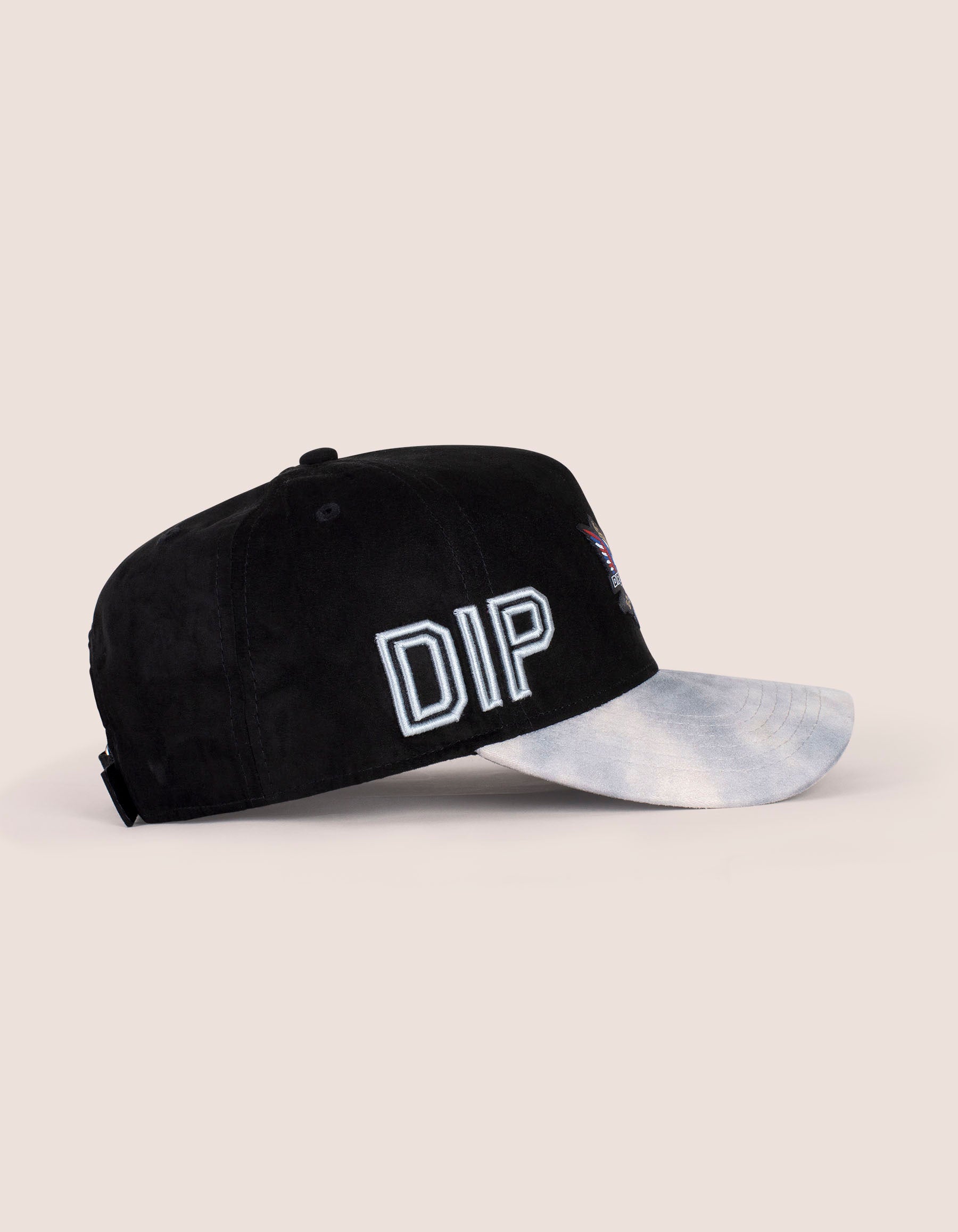 DIPSET COUTURE BLK/GREY Suede ROCKSTAR HAT | DIPSET COUTURE