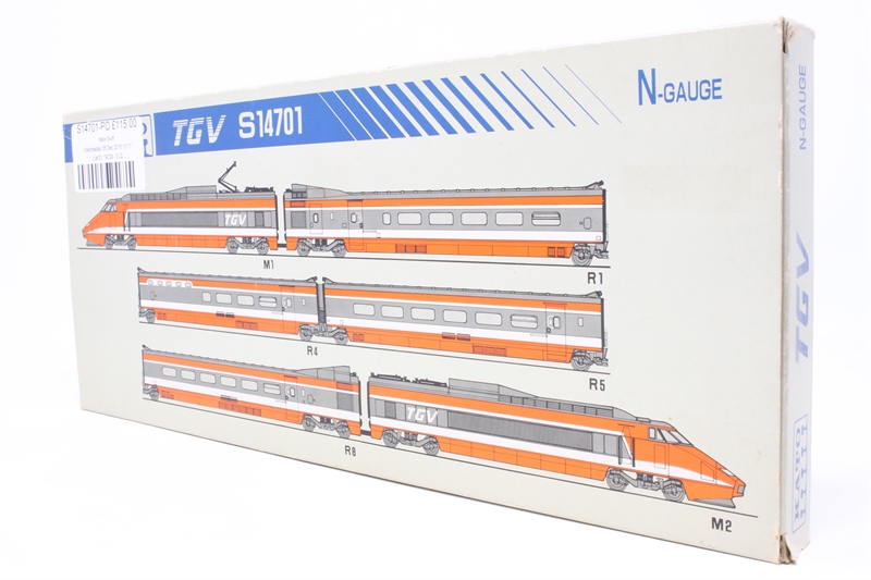 Kato S14701 TGV 6-Car set of the SNCF - Hattons