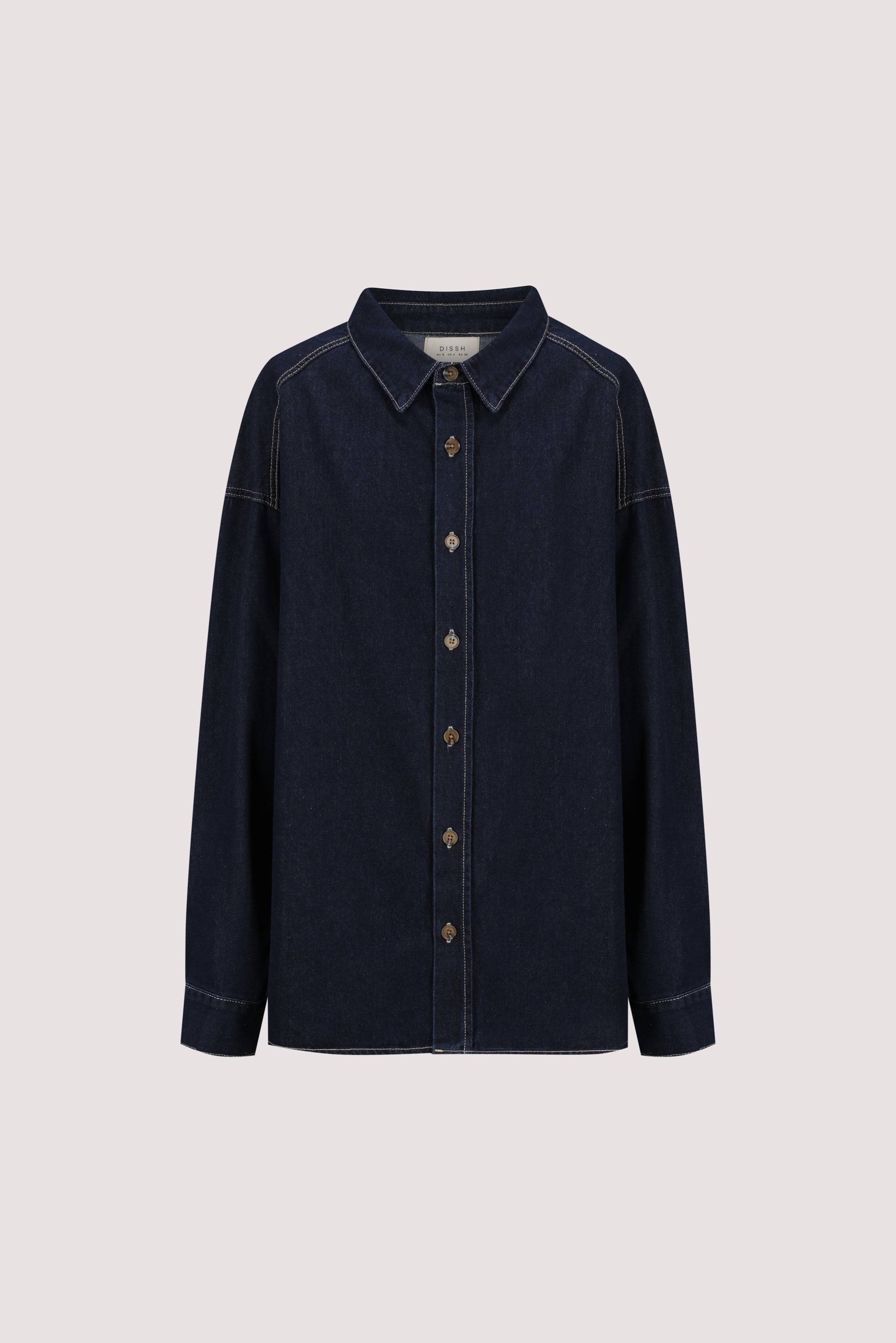 ASHTON INDIGO DENIM SHIRT – DISSH