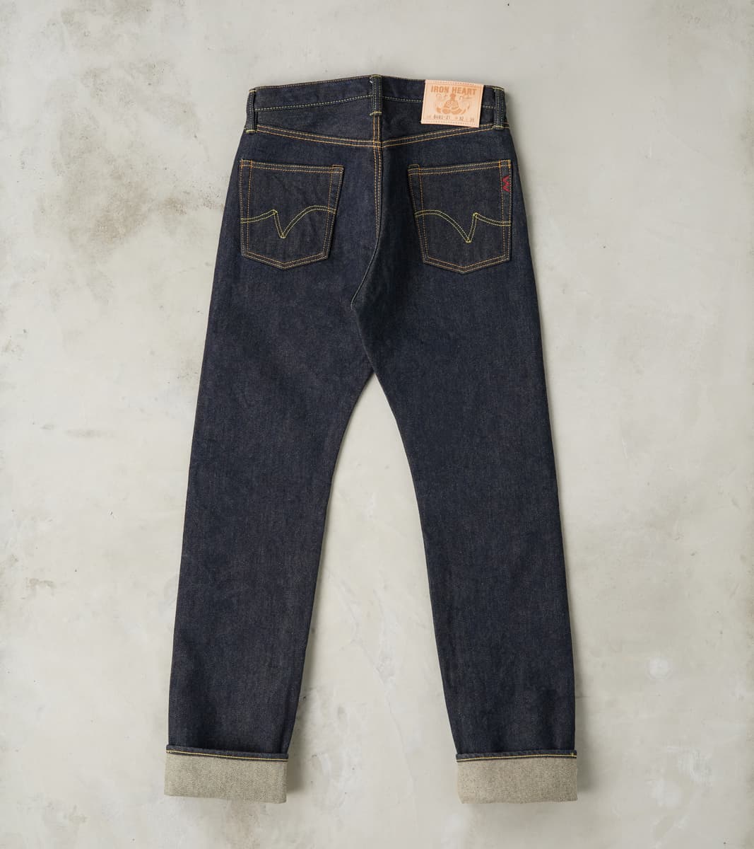 Iron Heart 888S - High Rise Tapered - 21oz Indigo – Division Road