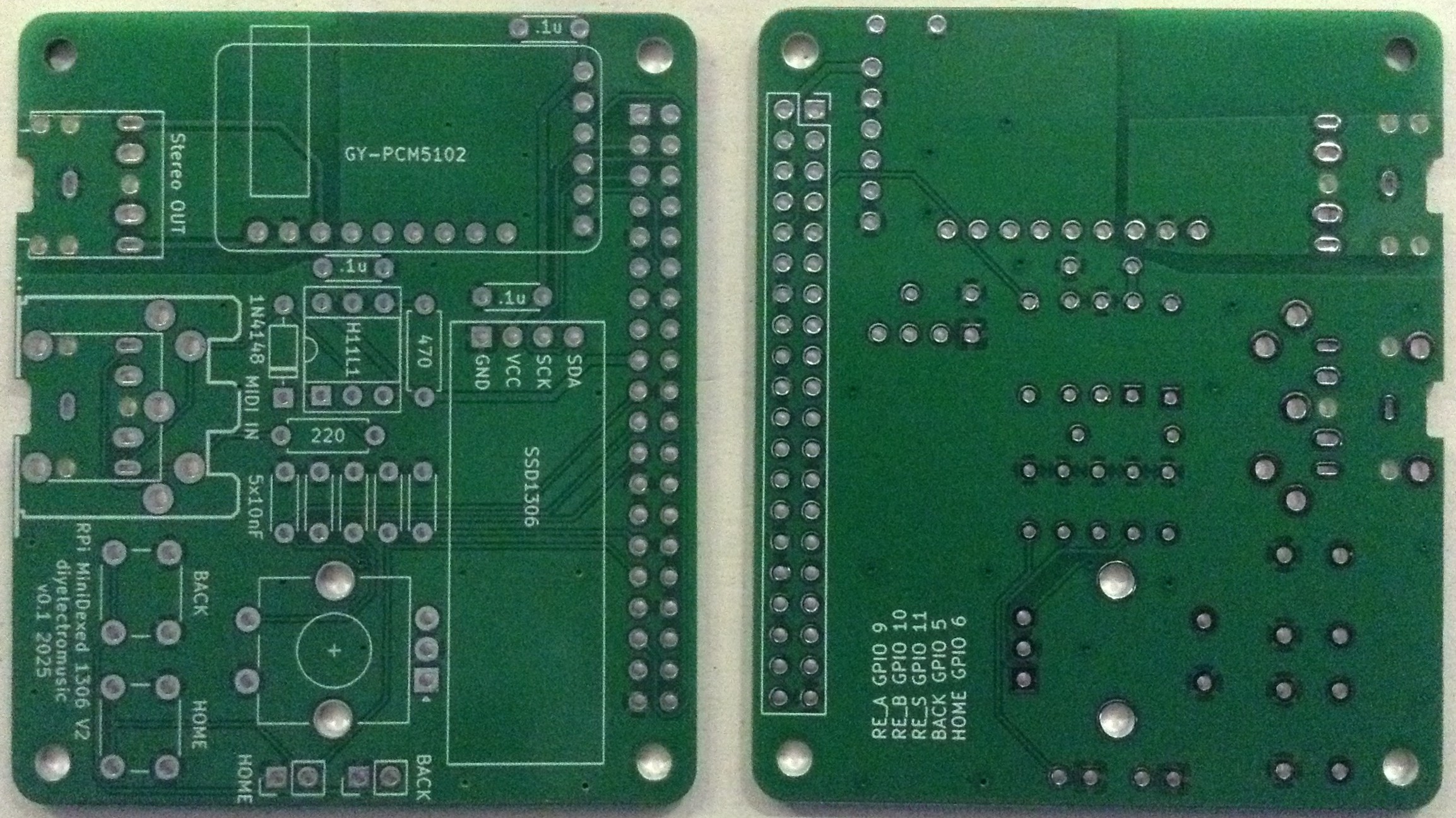 MiniDexed Raspberry Pi IO Board V2 Build Guide – Simple DIY