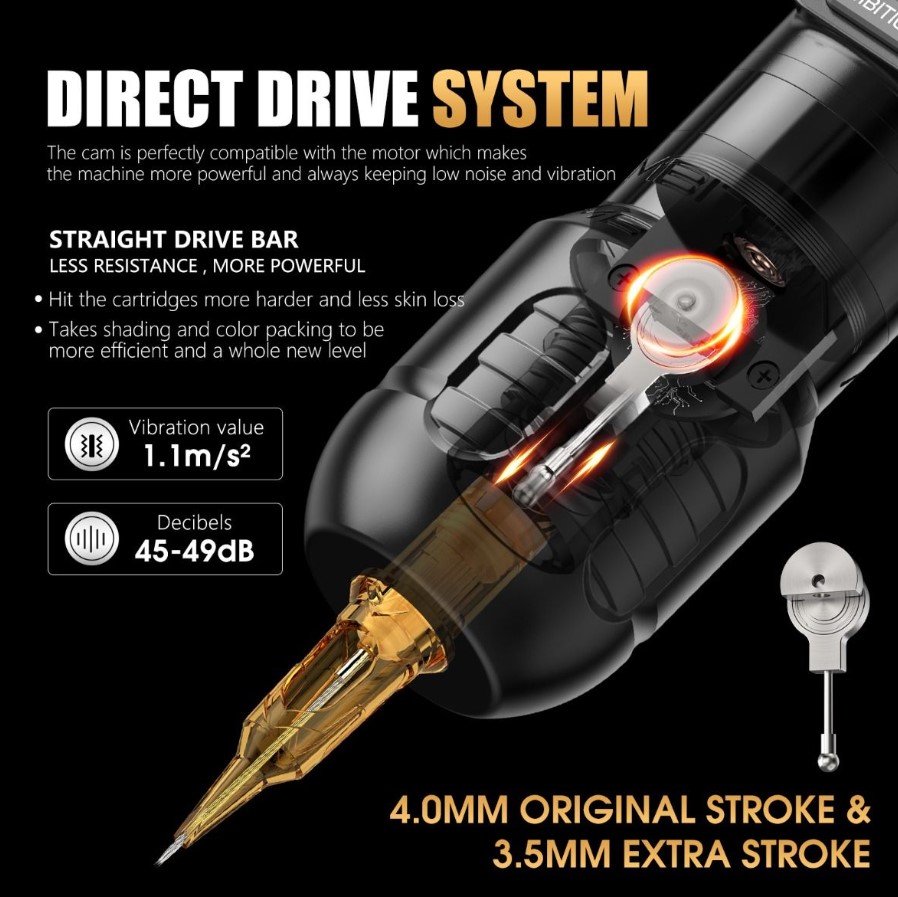 DHM TATTOO SUPPLY / 【Ambition】 Zetton Wireless Tattoo Machine