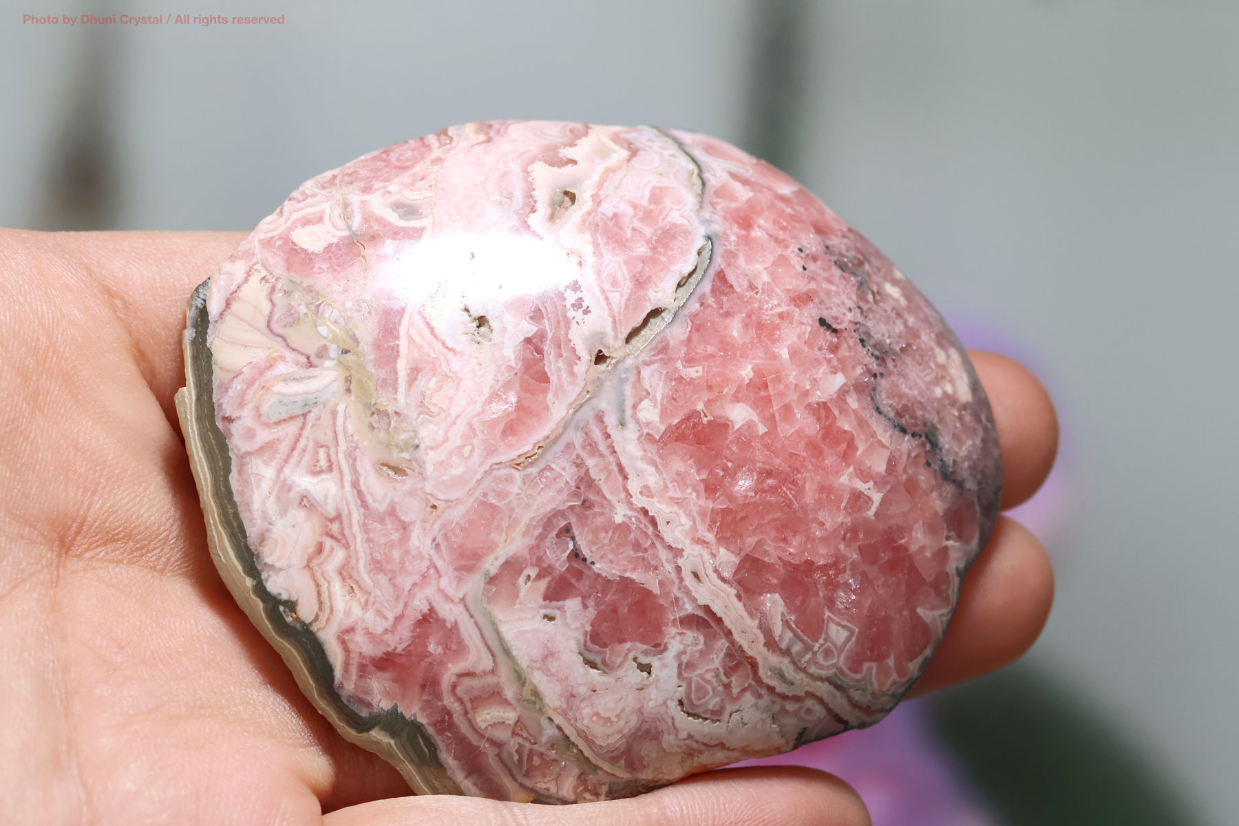 インカローズ 天然石 愛と情熱を象徴するロードクロサイト