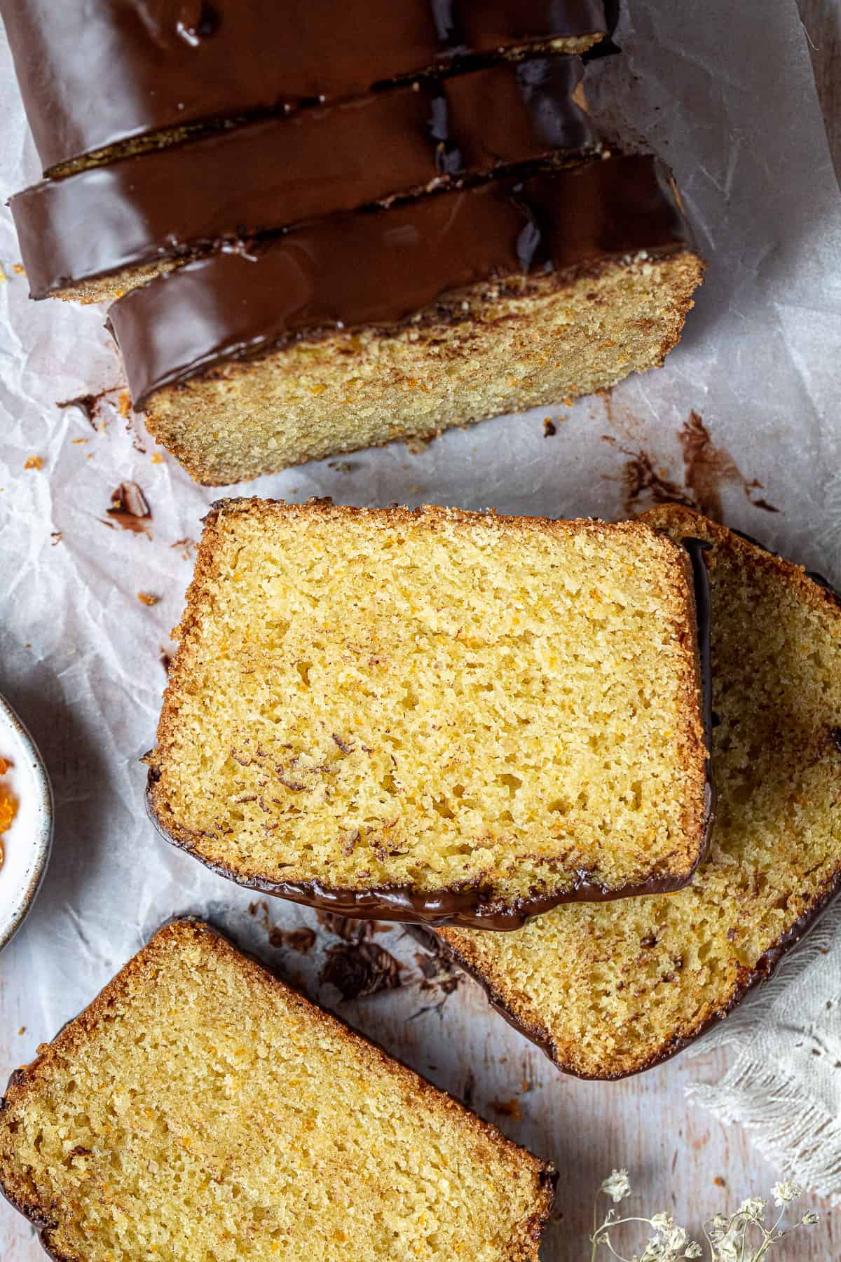Vegan Orange Loaf Cake - Domestic Gothess