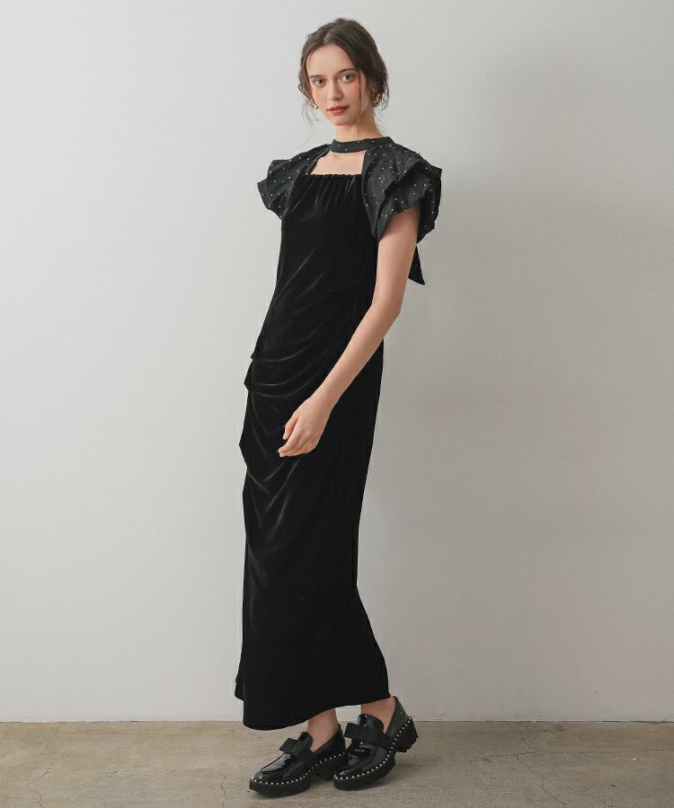 detached sleeve dress