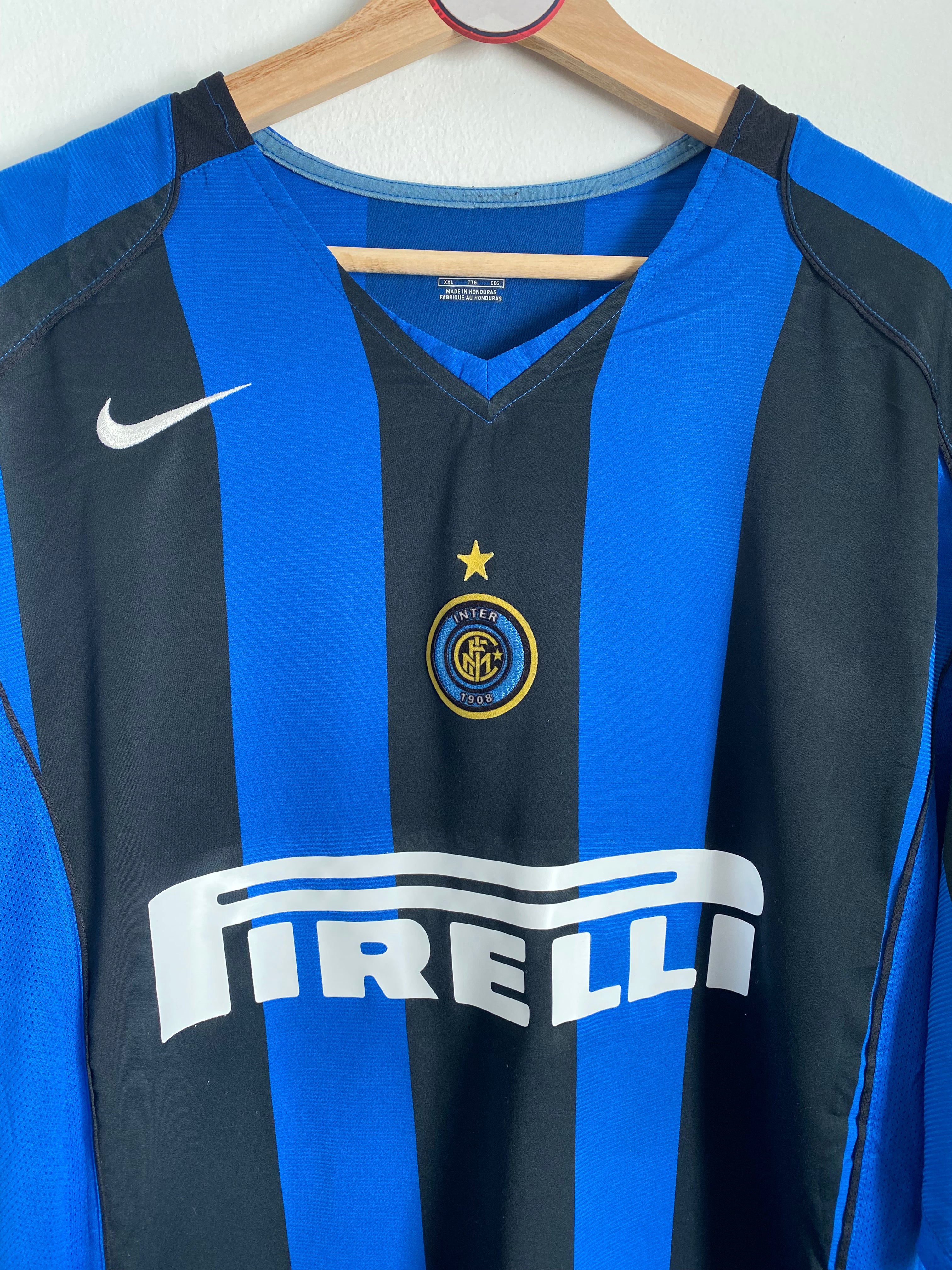 Inter Milan 2004/2005 - Home (Adriano #10) – doble pivote