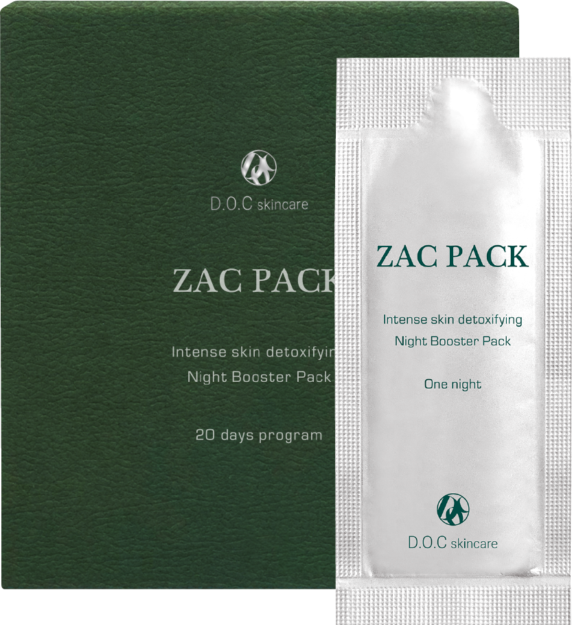 ZAC PACK｜DOC Skincare｜肌のチカラを高め、肌を育む。自宅でできる高