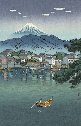 土屋光逸 「東海道 沼津」 | 土井版画 Official Site