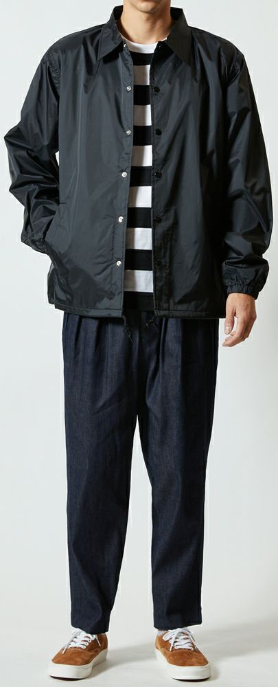 United Athle] ナイロン コーチ ジャケット(裏地付) [CAB7059-01]│名