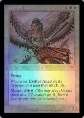 ONS)Exalted Angel(F)/賛美されし天使 | (FOIL)神話レア・レア