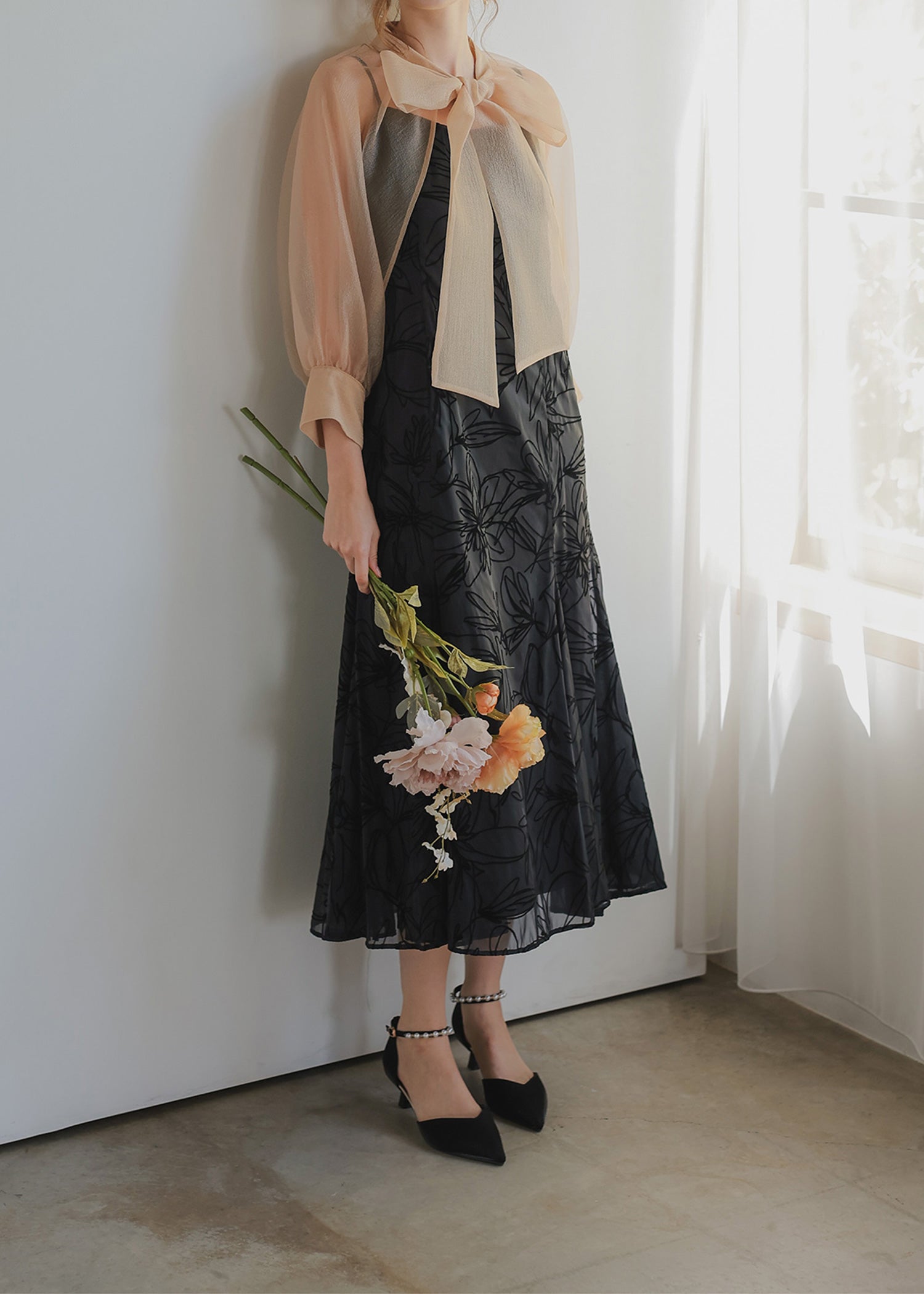 ボウタイボレロセットドレス|DorryDoll