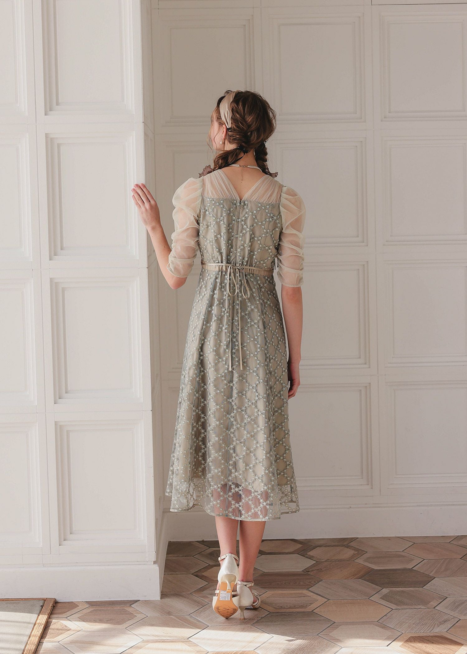 ダイヤフラワーレースドレス|DorryDoll