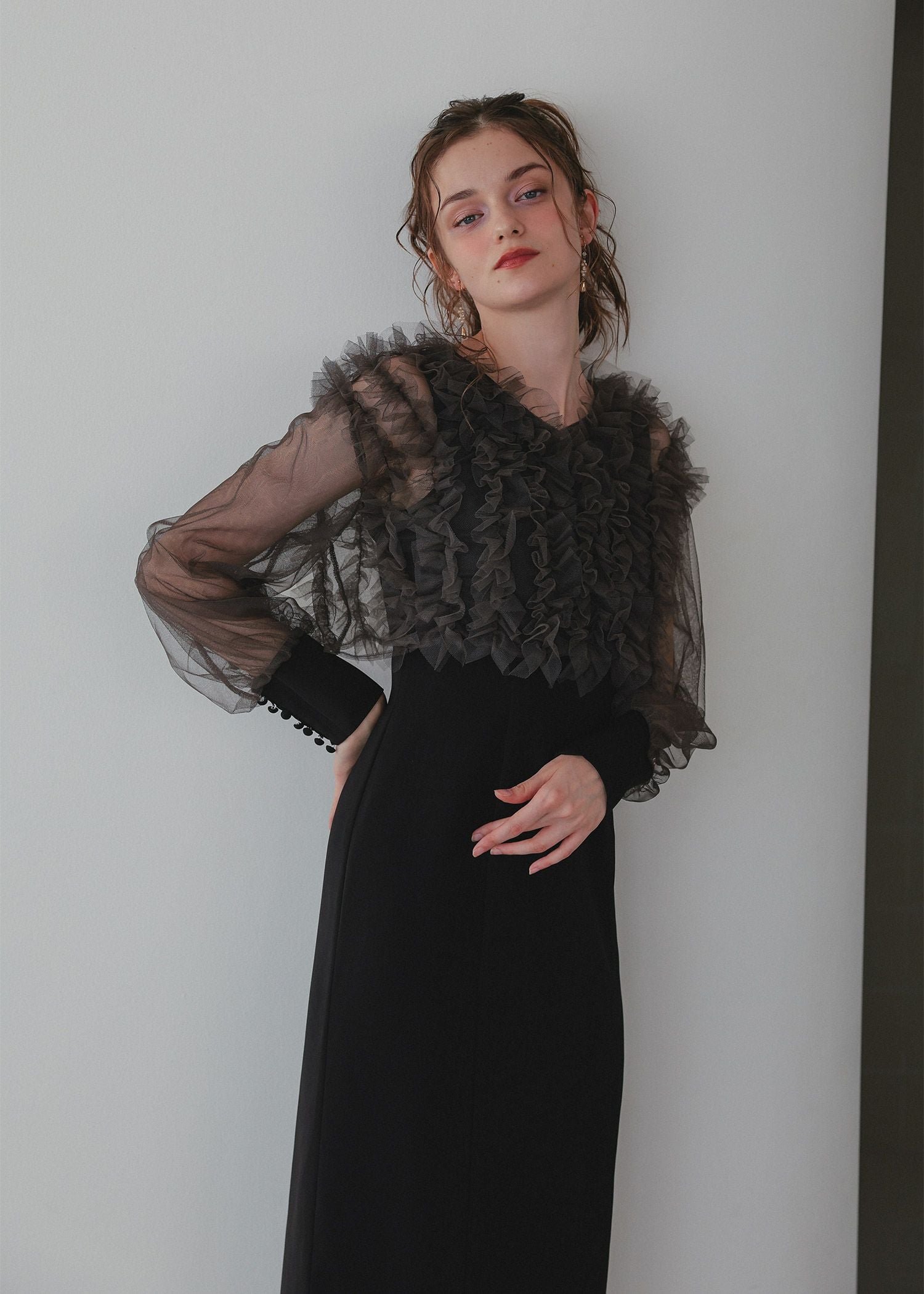 フリルブラウスセットドレス｜DorryDoll