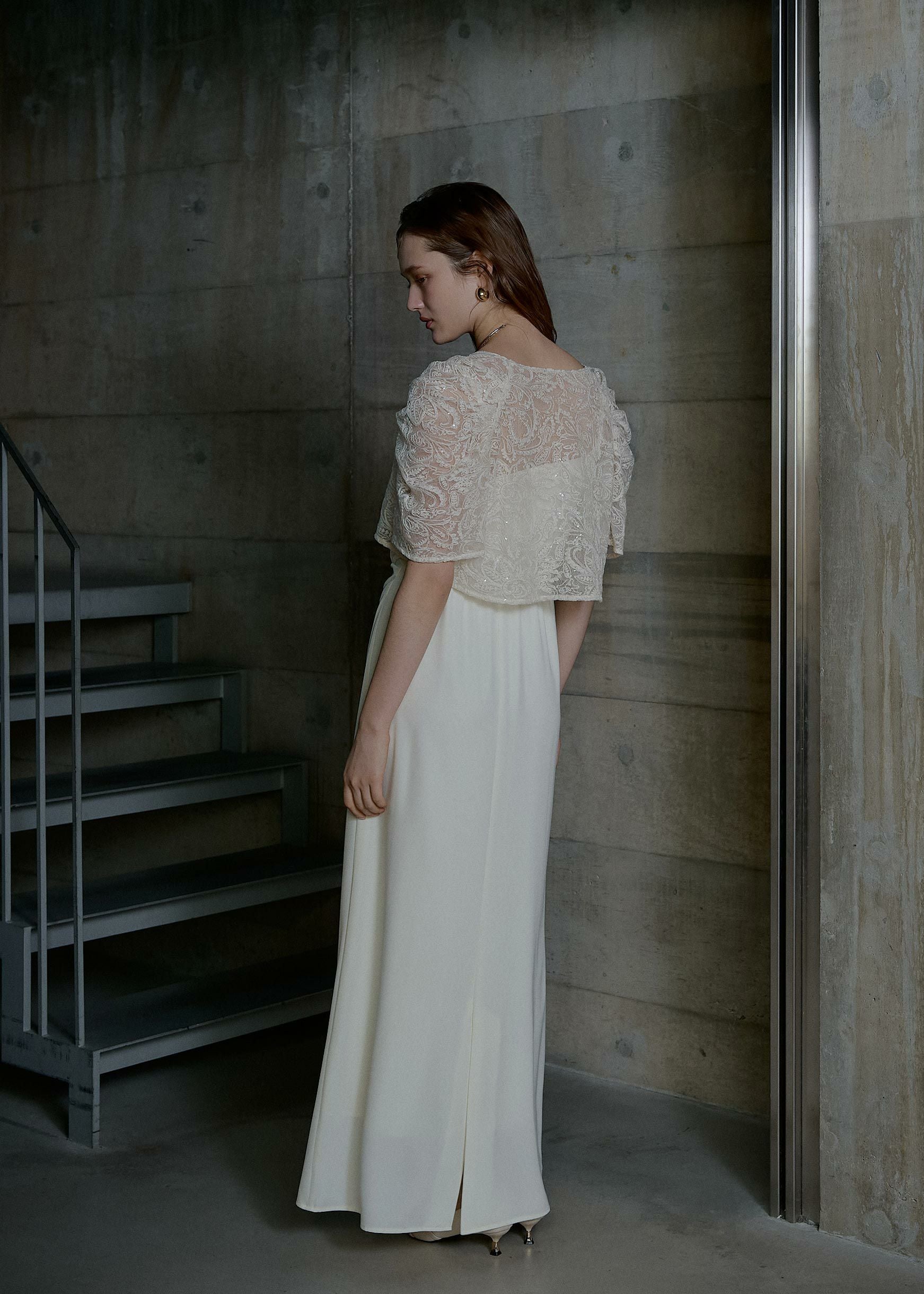 Lace bolero set drepe dressのドレス|Dorry Doll / LE'RURE