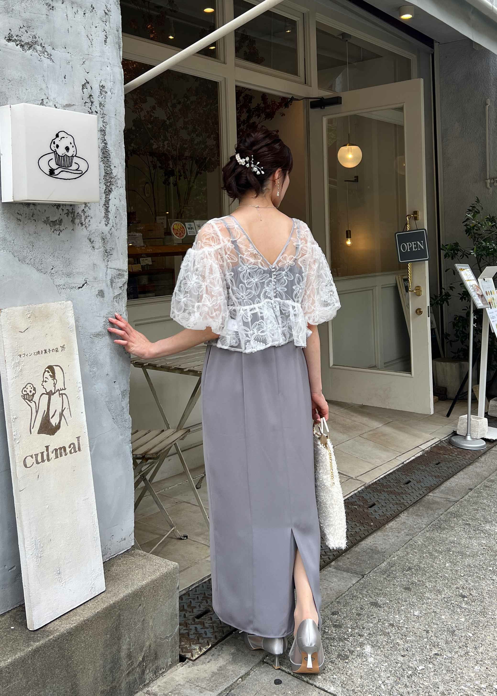 フラッフィーフラワーセットドレス｜DorryDoll