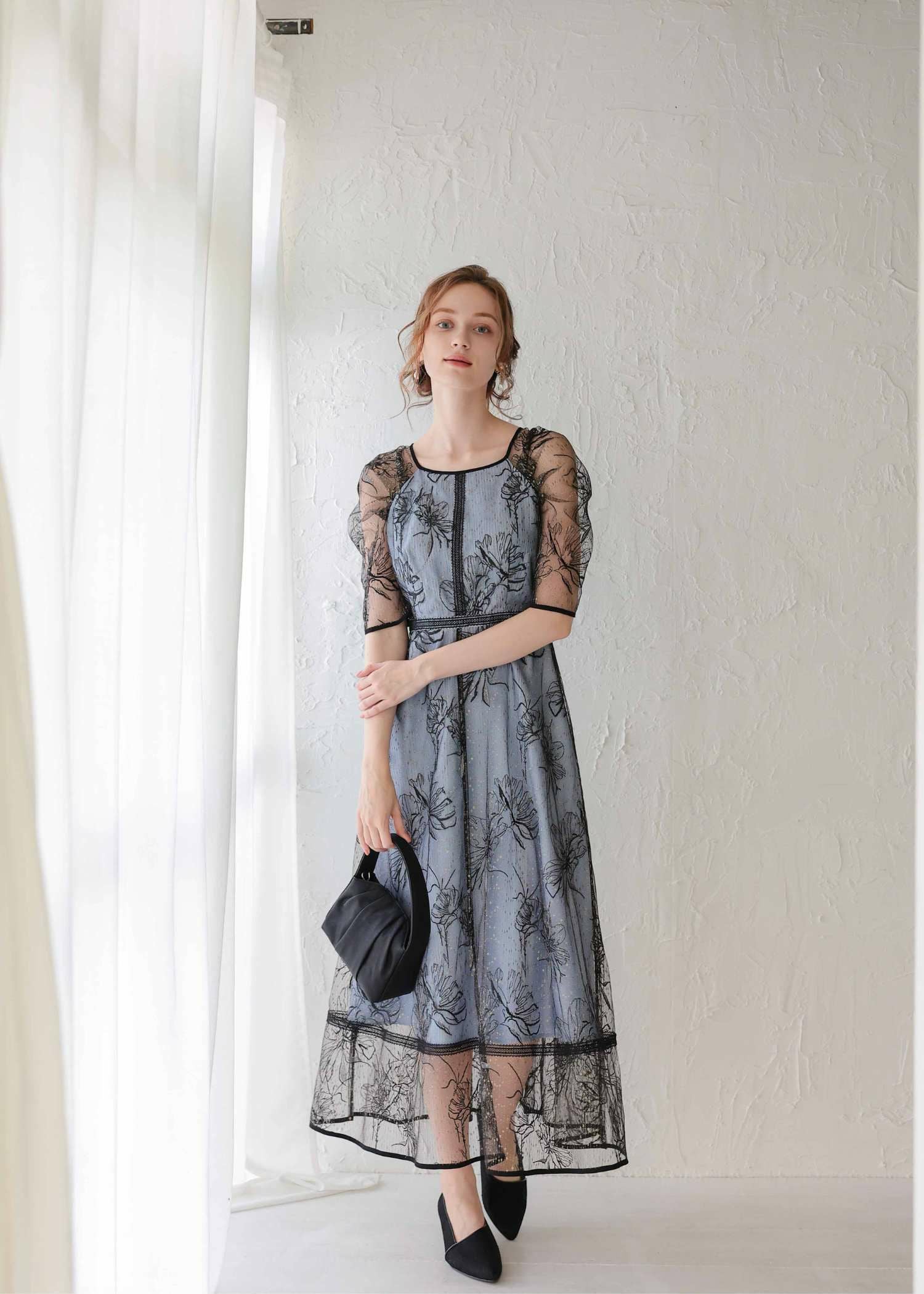 ドローイングフラワードレス｜DorryDoll