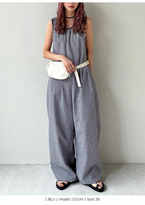 アンヌーク anuke 2026SpringSummer オールインワン Uneck Check