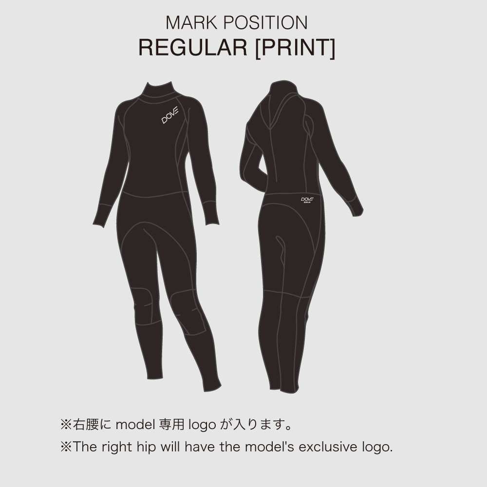 レギュラー・バックジップ・セミドライ | 国産高級ウェットスーツのDOVE