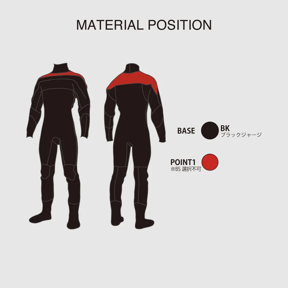 チェストジップ ポパイ （2mm） | 国産高級ウェットスーツのDOVE