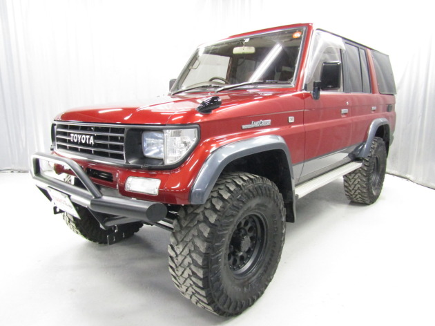 平成5年式ランクル78プラドSXワイド本州仕入れの錆びの少ない一台