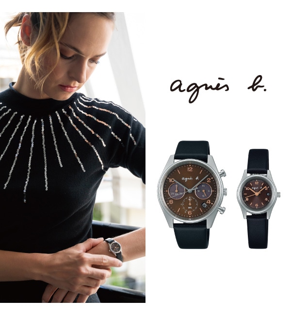 dショッピング |アニエスベー 時計 メンズ ソーラー クロノグラフ