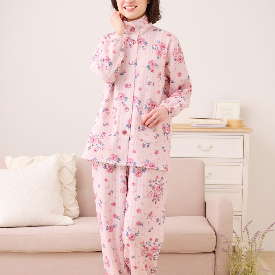 dショッピング |パジャマ レディース 高齢者 シニア 前開き 秋 冬